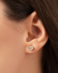 Bezel-Set Signature Diamond Studs