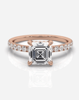 Isabella Hidden Halo & Sidostenar Asscher