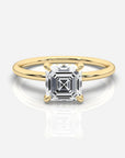 Diamant förlovningsring 18K guld – Isabella Hidden Halo Asscher | Ophira & Co
