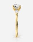 Rund trestensring guld profil – Liora | Ophira & Co