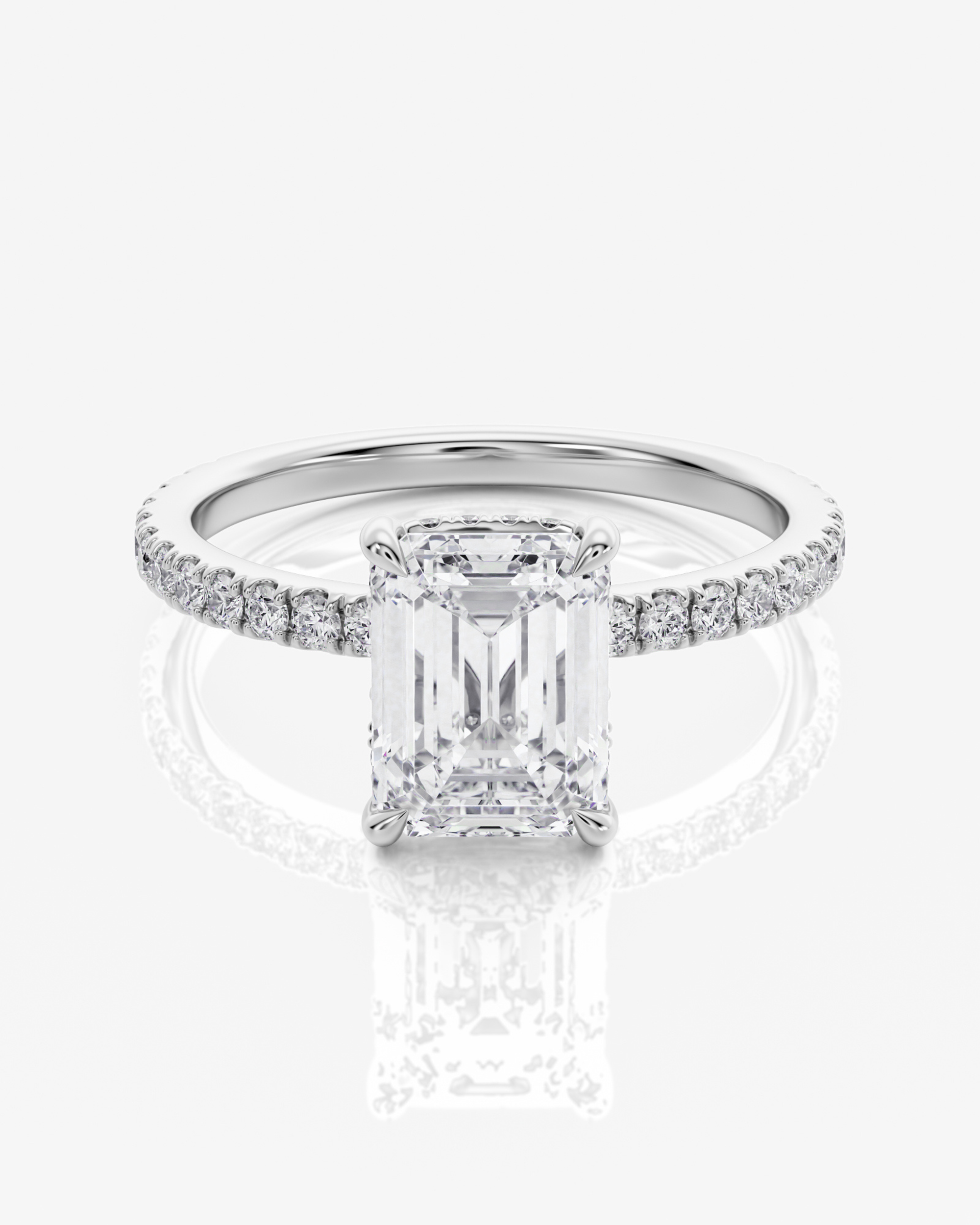Celeste Hidden Halo &amp; Sidostenar Emerald