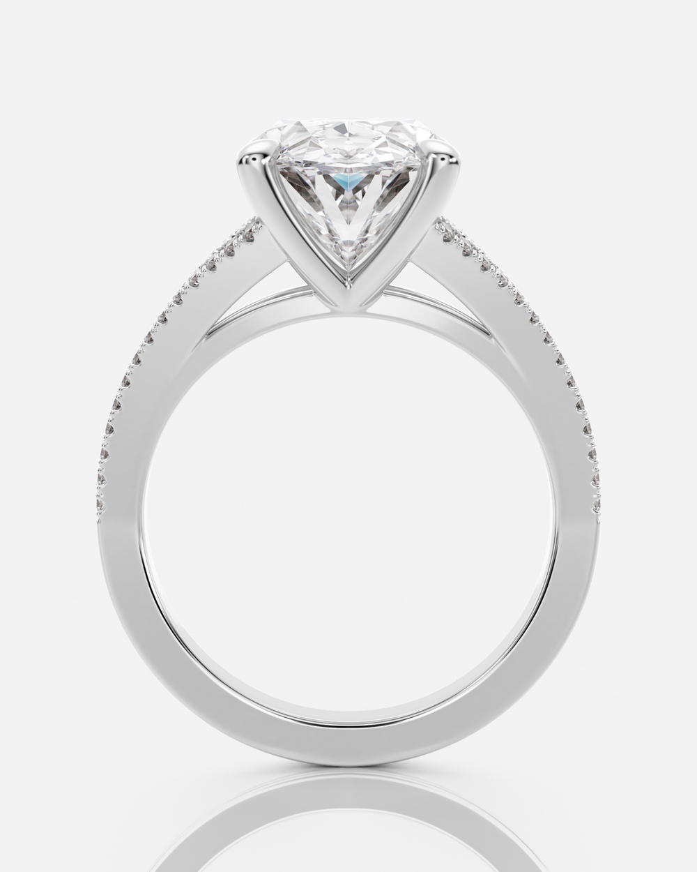 Anastasia Sidostenar Oval i 18K guld | Ophira & Co