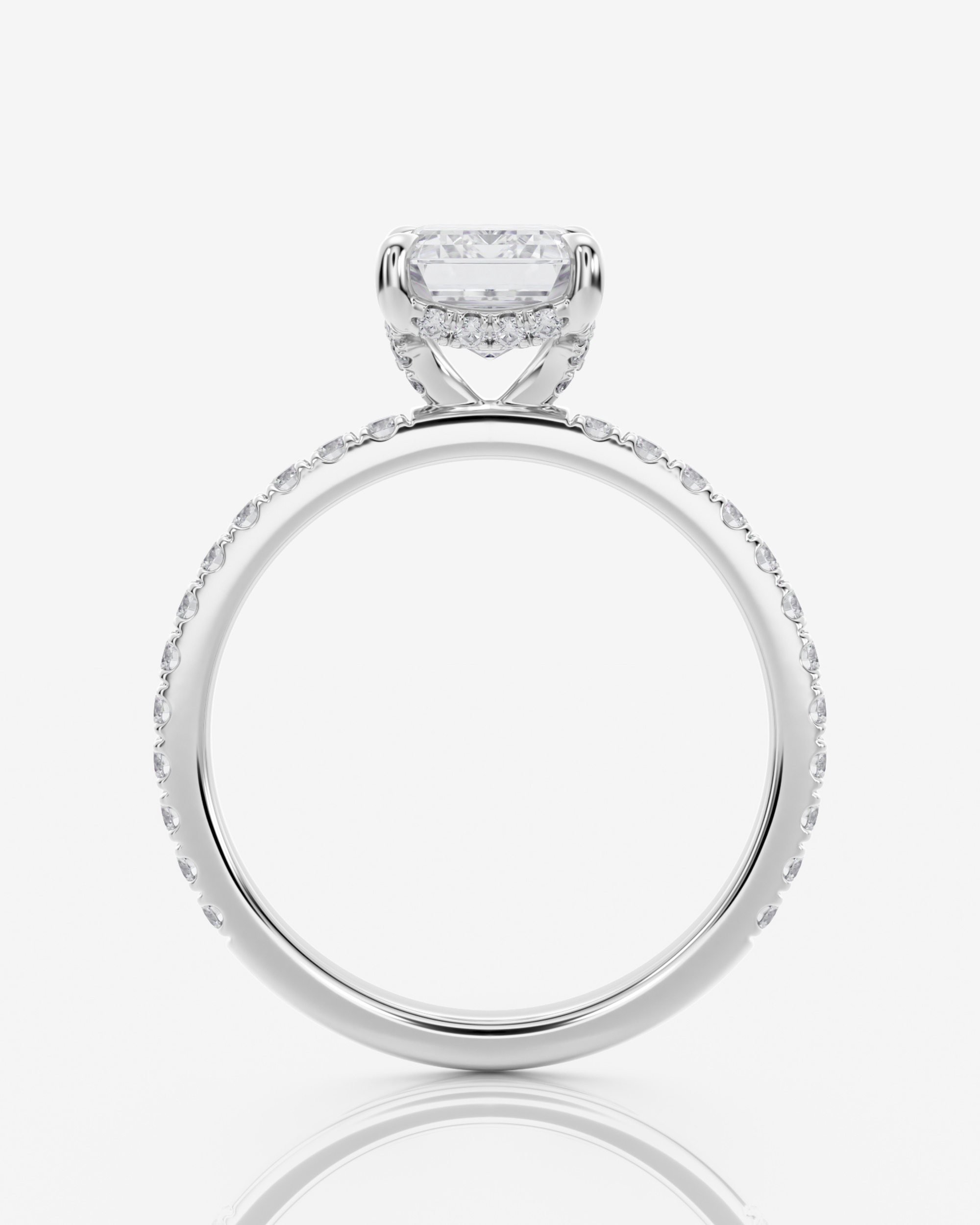 Celeste Hidden Halo &amp; Sidostenar Emerald