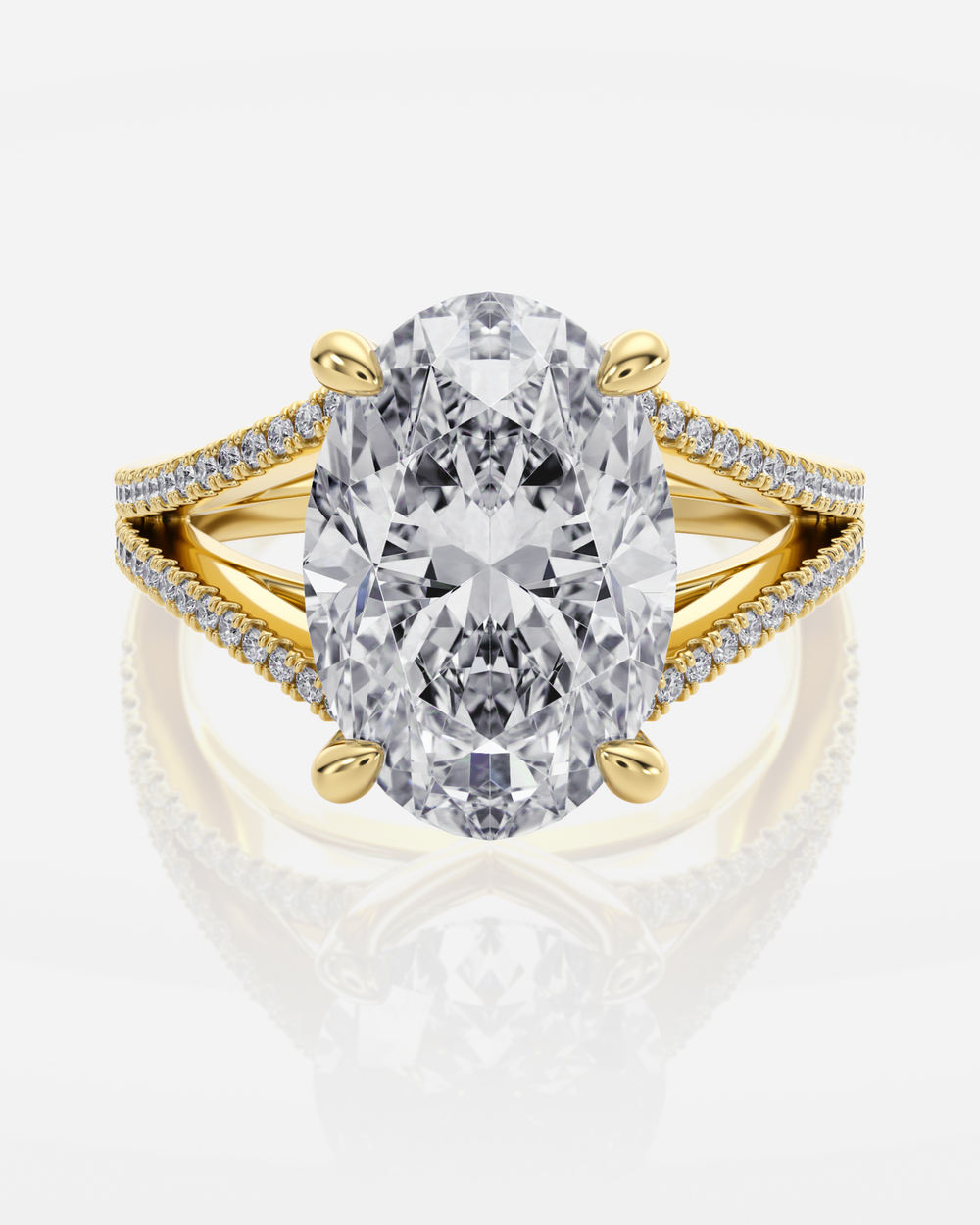 Anastasia Sidostenar Oval i 18K guld | Ophira & Co