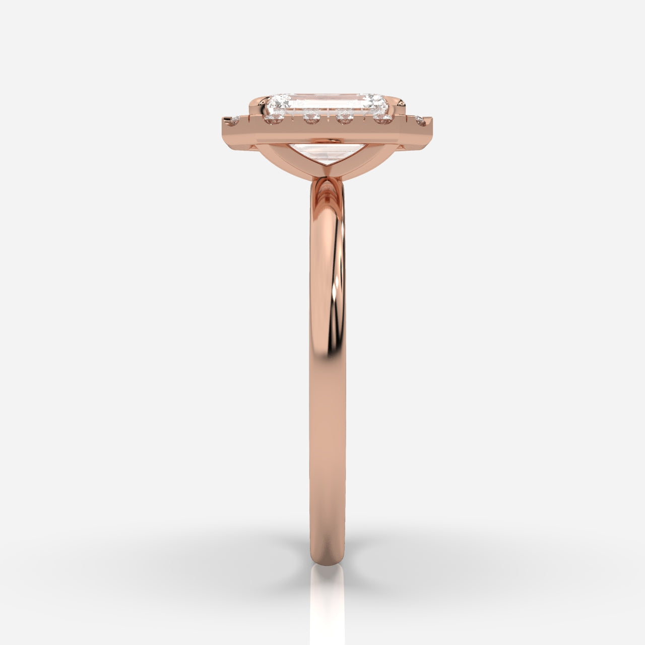 Isabella Halo Emerald