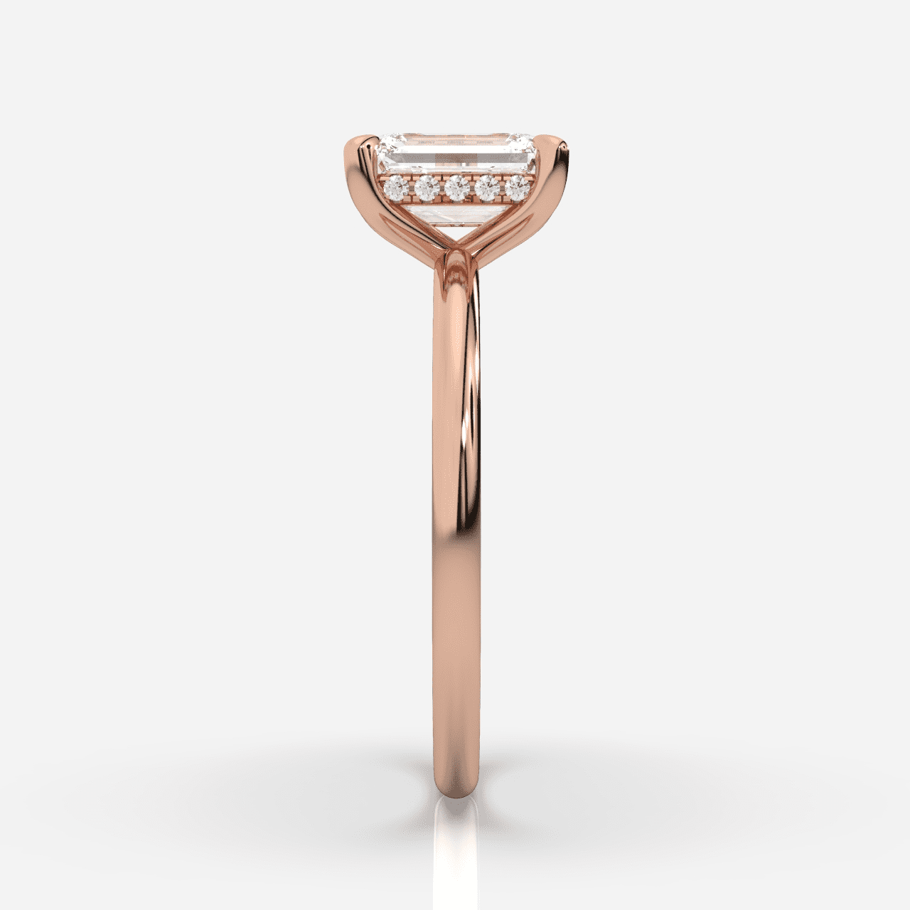 Isabella Hidden Halo Smaragd