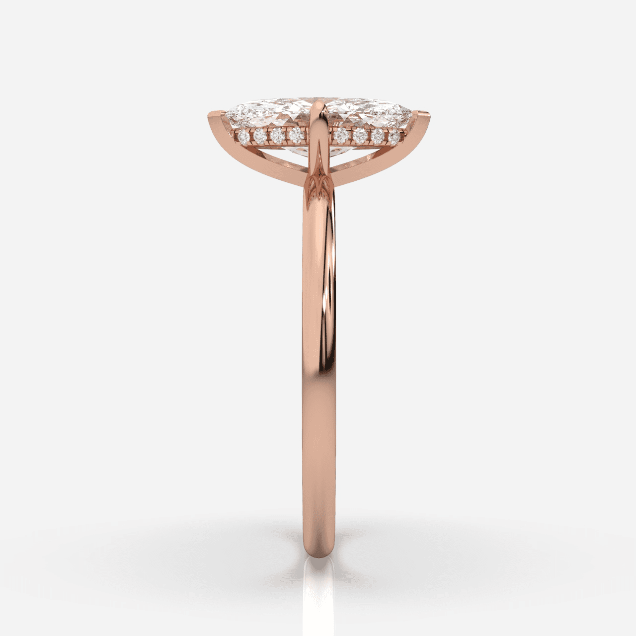 Isabella Hidden Halo Marquise