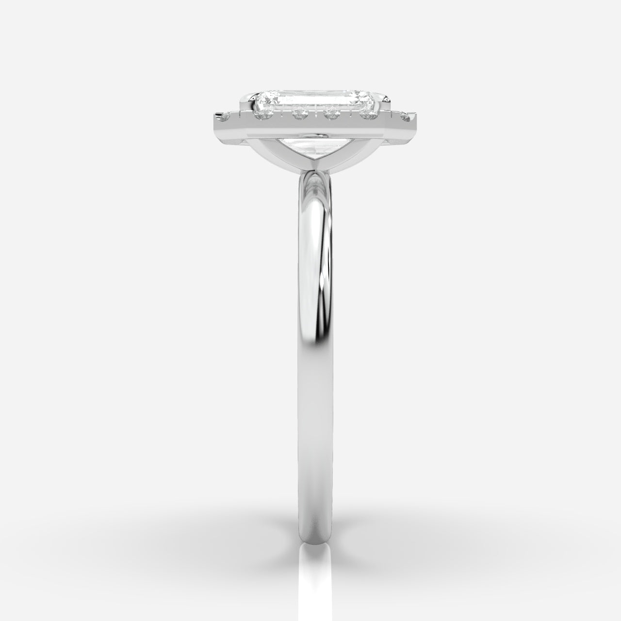 Isabella Halo Emerald