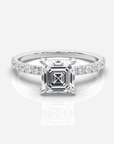 Isabella Hidden Halo & Sidostenar Asscher