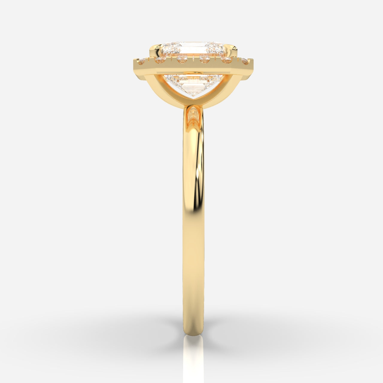 Isabella Halo Asscher