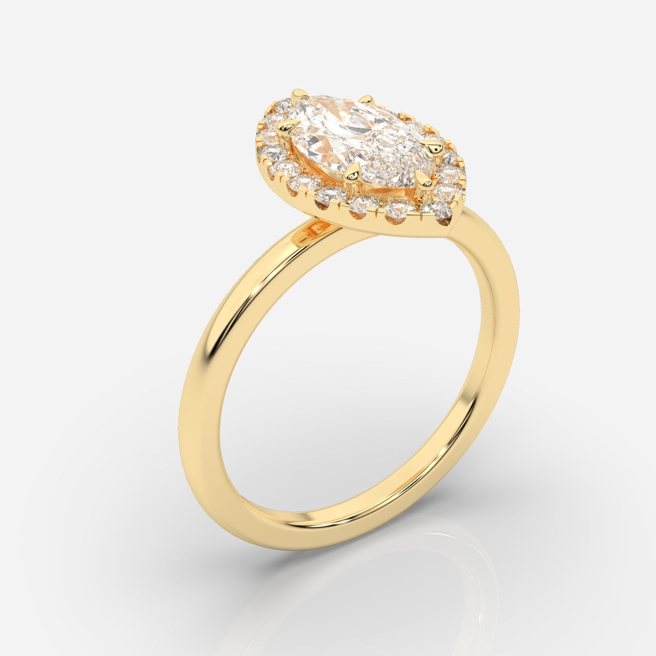 Isabella Halo Marquise