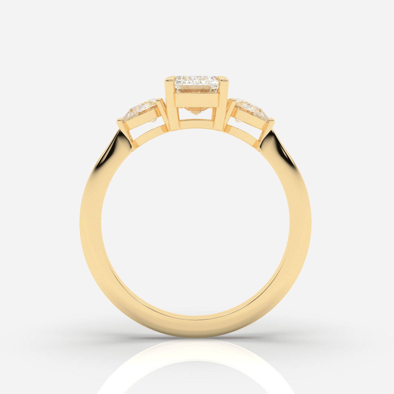 Freja Trestensring Smaragd