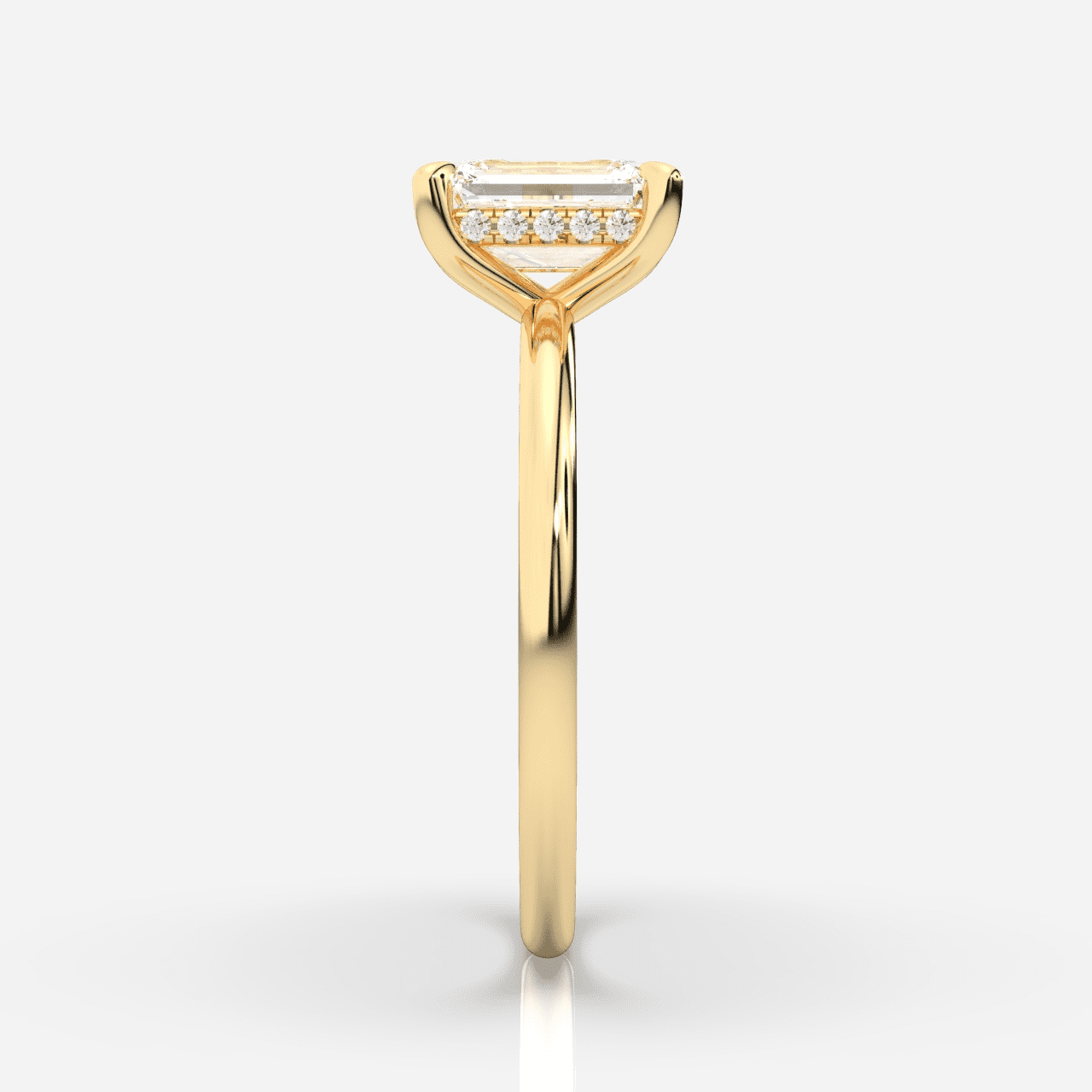 Isabella Hidden Halo Smaragd