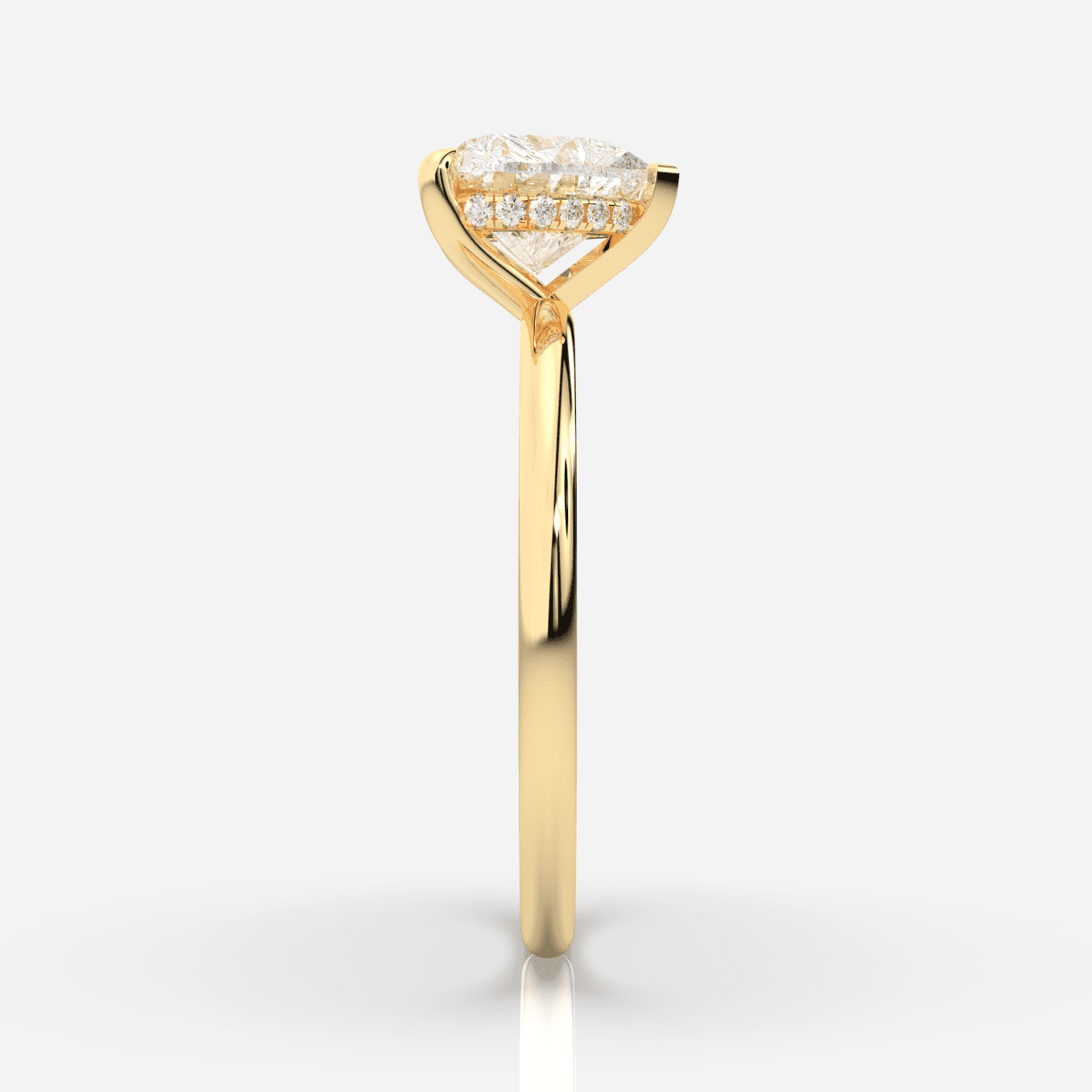 Isabella Hidden Halo Hjärta