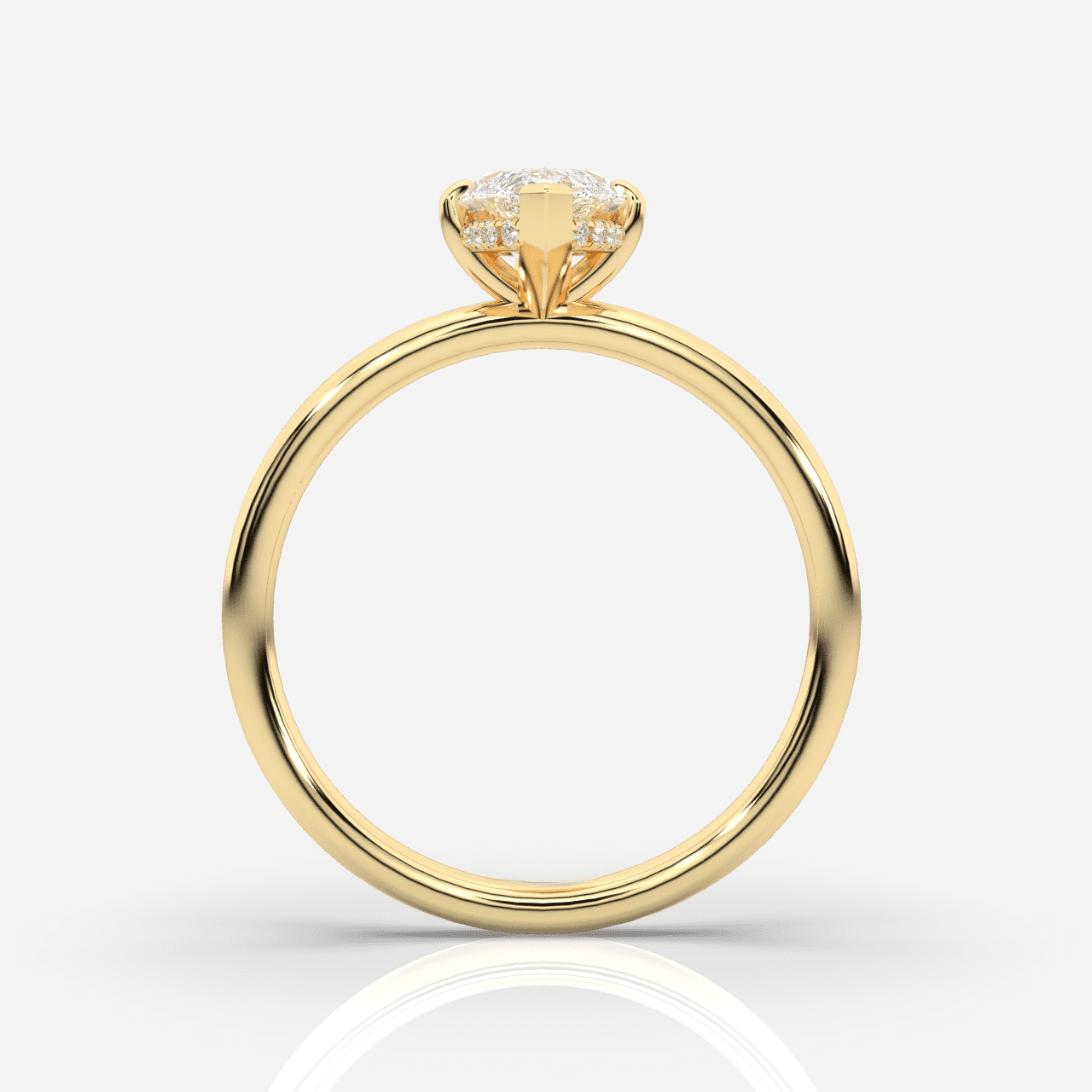 Isabella Hidden Halo Marquise