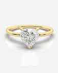 Diamant förlovningsring 18K guld – Isabella Hidden Halo Hjärta | Ophira & Co
