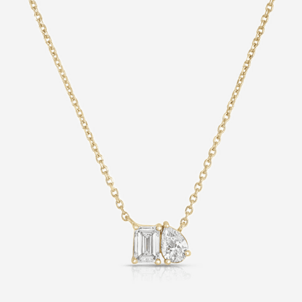 Toi et Moi Diamanthängande halsband - Bild 3